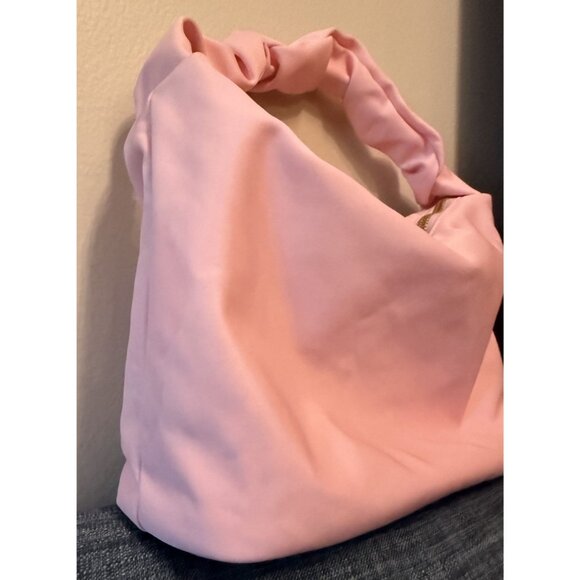 Stoney Clover Lane Classic Scrunch Handle Bag Purse Nylon Flamingo - Picture 5 of 12